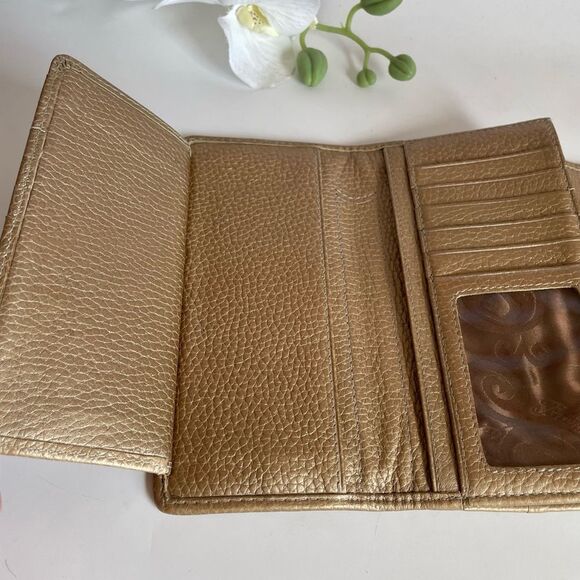 Elegant Brighton Deep Gold Women's Clutch Wallet - Picture 12 of 12